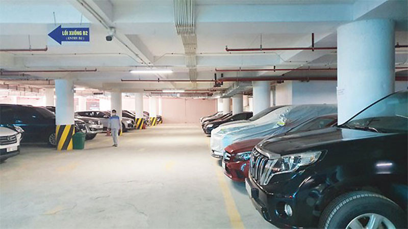 Hiện Hà Nội đang thiếu rất nhiều bãi đỗ xe, nhất là bãi đỗ xe ngầm.