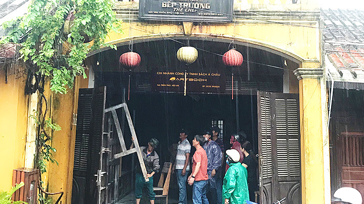 Căn nhà bị chập điện ngày 20-10.