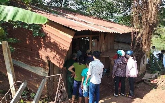 Gia cảnh khó khăn của hai cháu bé bị đuối nước.