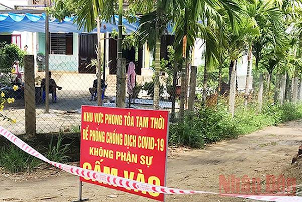 Điện Bàn thực hiện cách ly xã hội theo Chỉ thị 16 toàn thị xã. 