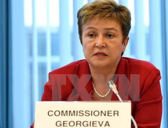 Tổng Giám đốc Quỹ Tiền tệ quốc tế (IMF) Kristalina Georgieva. (Ảnh: AFP/VNA)