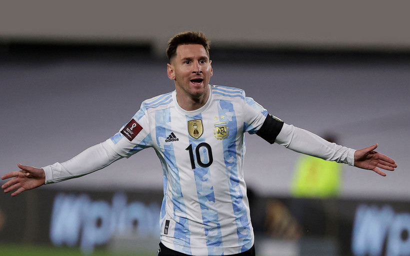 Lionel Messi trở thành cầu thủ Nam Mỹ ghi nhiều bàn thắng nhất cho ĐTQG. (Ảnh: CGTN)