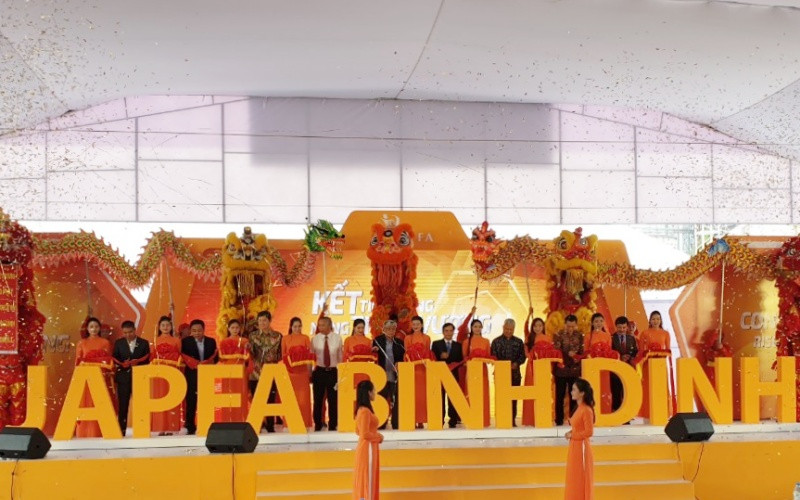 Quang cảnh buổi lễ khai trương Nhà máy Japfa Bình Định.