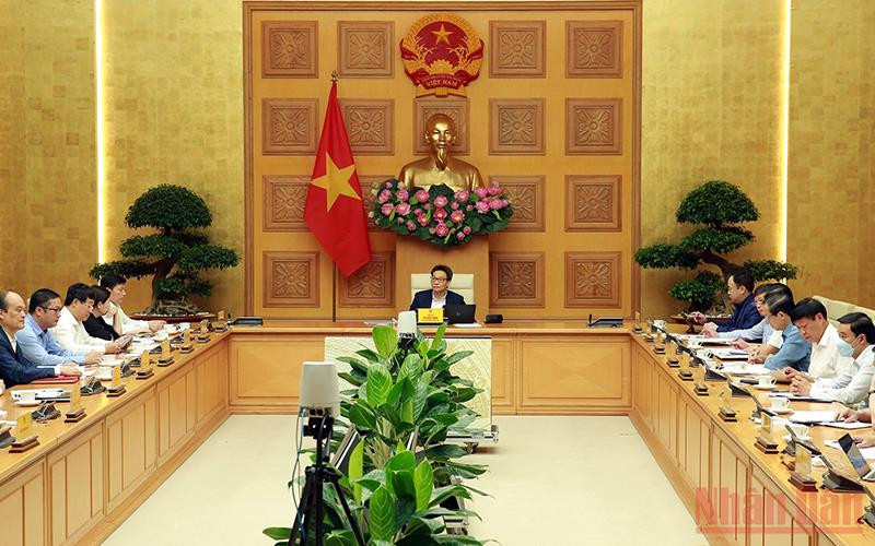 Quang cảnh buổi họp. 