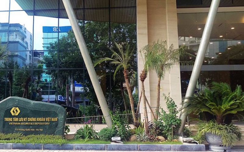Trụ sở chính của Trung tâm Lưu ký Chứng khoán Việt Nam tại Hà Nội. (Ảnh: VSD)