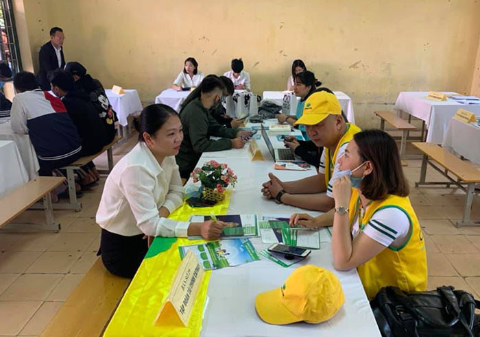 Một phiên giao dịch việc làm tại Hà Nội (Ảnh minh họa).