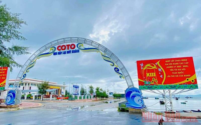 Khu vực Cầu cảng Cô Tô.