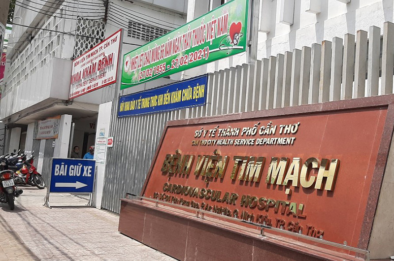 Bệnh viện Tim mạch TP Cần Thơ bắt đầu thiết lập cách ly y tế tạm thời 14 ngày, từ 17 giờ ngày 28/9. 
