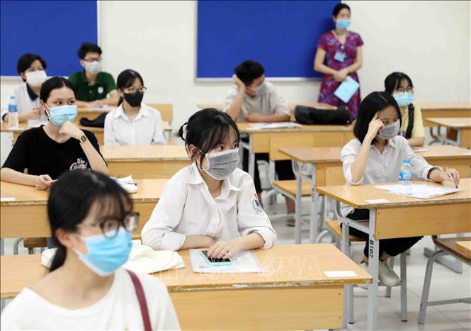 Thí sinh thi tốt nghiệp. Ảnh: THANH TÙNG/TTXVN