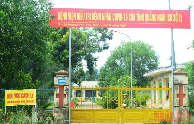 Kể từ ngày 8/5, Bệnh viện điều trị bệnh nhân Covid-19 của tỉnh Quảng Ngãi (cơ sở 2) chỉ còn 30 giường bệnh điều trị bệnh nhân Covid-19.