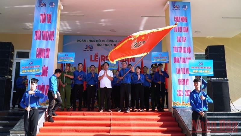Phát lệnh ra quân Chiến dịch Thanh niên tình nguyện hè 2022.