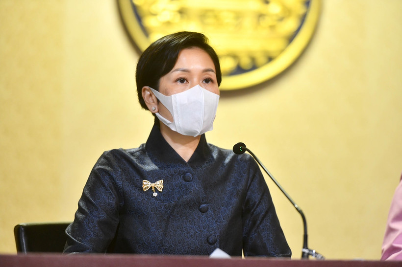 Phó phát ngôn viên Chính phủ Thái Lan Rachada Dhnadirek.