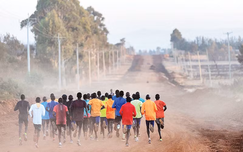 Người Kalenjin trên đường chạy