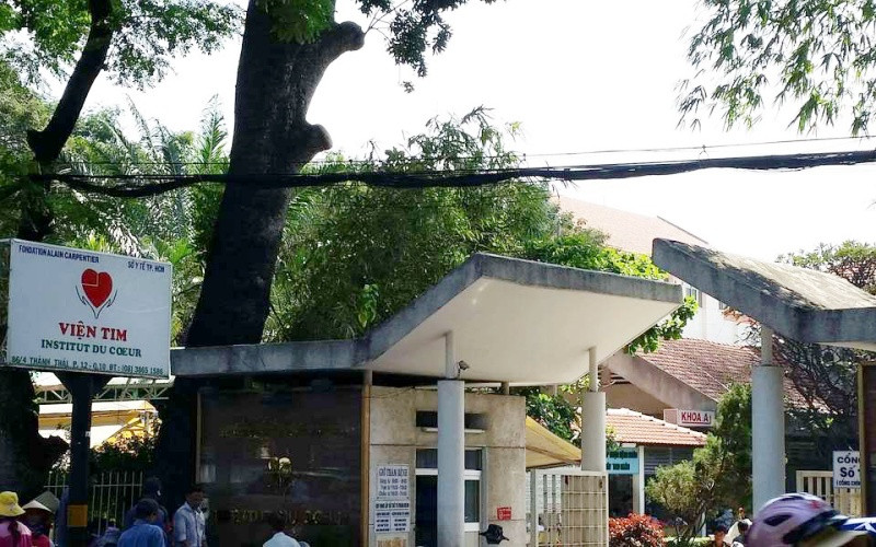 Viện Tim Thành phố Hồ Chí Minh - nơi xảy ra vụ việc được báo chí đăng tải. (Ảnh: Internet)