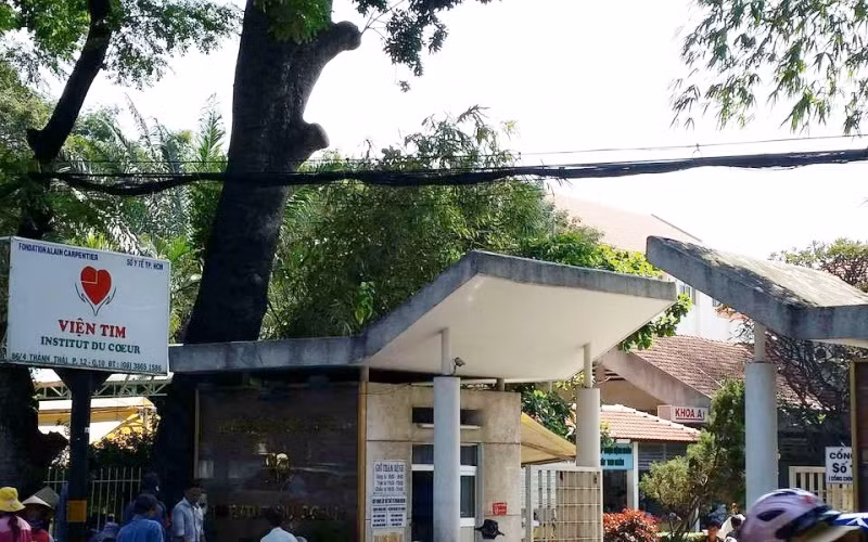 Viện Tim Thành phố Hồ Chí Minh - nơi xảy ra vụ việc được báo chí đăng tải. (Ảnh: Internet)