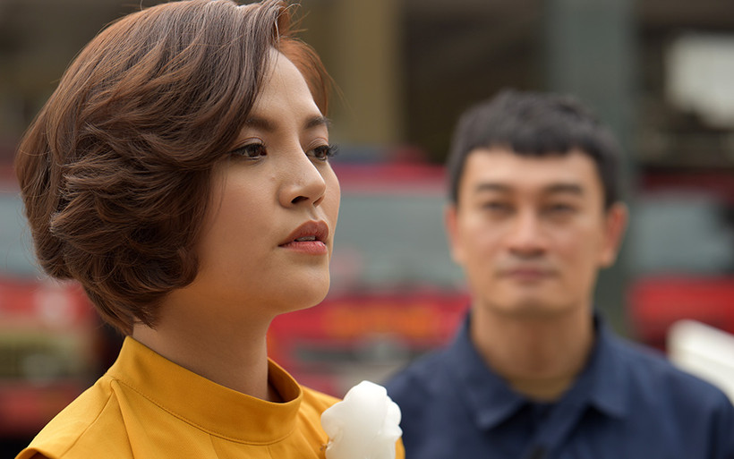 Thu Quỳnh và Trương Minh Quốc Thái trong phim.