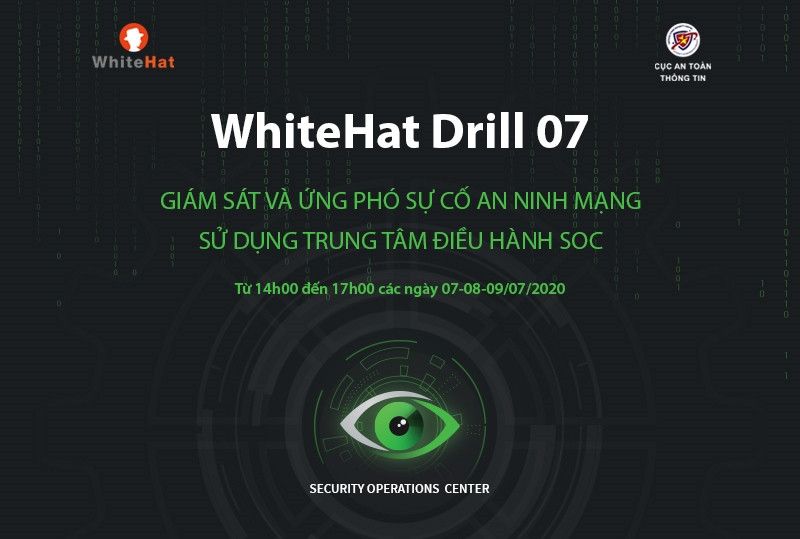 Diễn tập ứng phó sự cố sử dụng Trung tâm điều hành an ninh mạng SOC