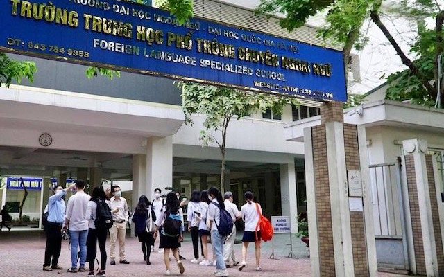 Sẵn sàng đón học sinh trở lại trường. (Ảnh: Hoa Lê)