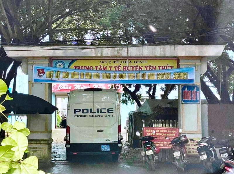 Trung tâm y tế huyện Yên Thủy, nơi sản phụ tử vong sau mổ đẻ.