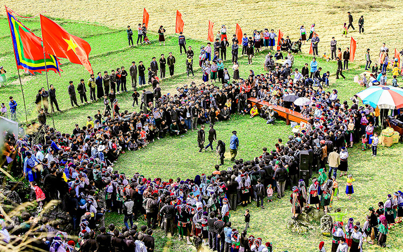 Hội khèn ngày xuân. Ảnh: VIỆT HÙNG