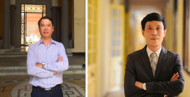 GS, TS Lê Thanh Sơn và PGS,TS Ngạc An Bang