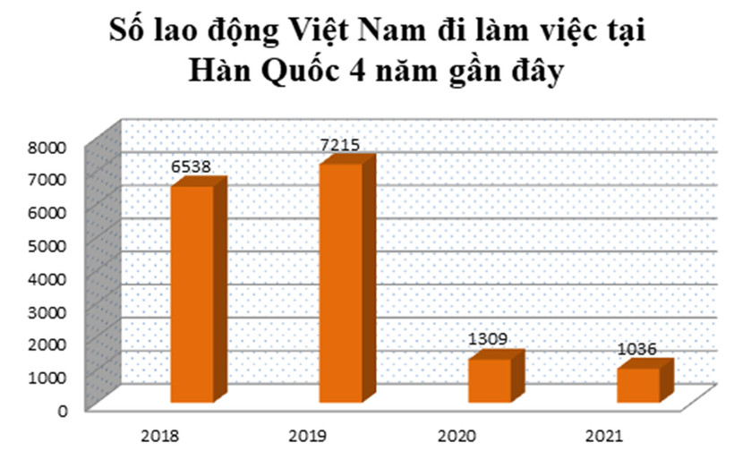 Năm 2022: Hàn Quốc tiếp nhận 59.000 lao động nước ngoài theo chương trình EPS