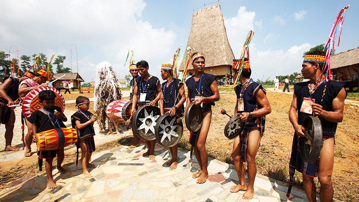 Không gian văn hóa cồng chiêng Tây Nguyên - Di sản của Việt Nam được UNESCO ghi danh.