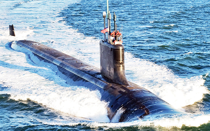 Tàu ngầm hạt nhân USS Missisippi lớp Virginia của Mỹ.