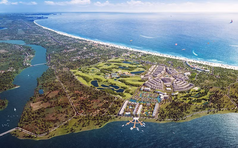 Dòng sông Cổ Cò được khơi thông sẽ góp phần kết nối du lịch, thúc đẩy kinh tế Quảng Nam, Ðà Nẵng. 