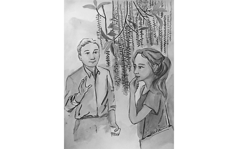 Khi lộc vừng trổ hoa