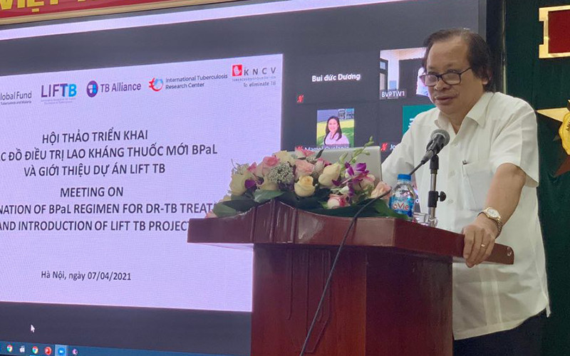 PGS, TS Nguyễn Viết Nhung, Giám đốc BV Phổi Trung ương, Chủ nhiệm Chương trình Chống lao Quốc gia.
