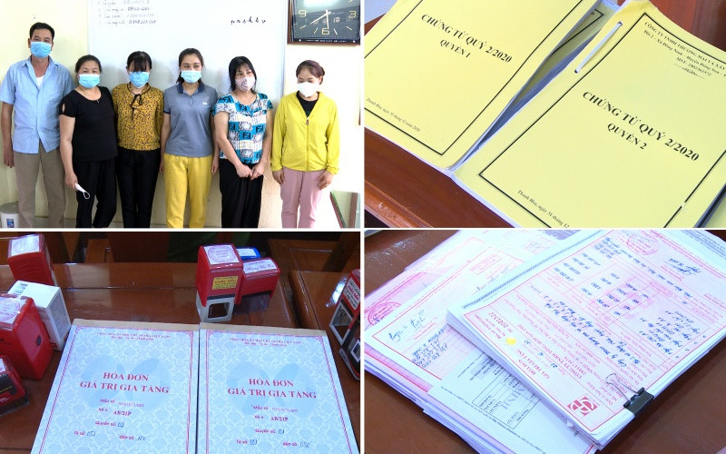 Các đối tượng cùng tang vật vụ án.