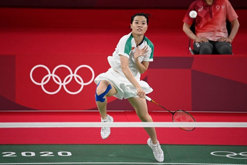 Nguyễn Thùy Linh trong ngày thi đấu hôm nay. (Ảnh: Getty)
