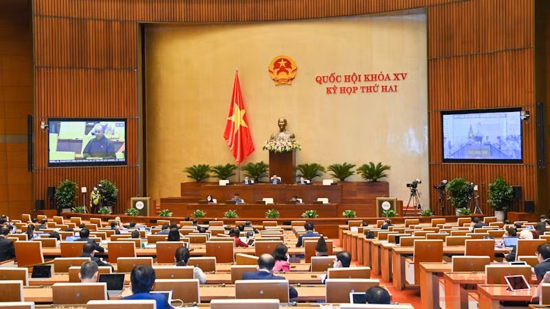 Quang cảnh phiên làm việc ngày 30/10 của Quốc hội. Ảnh: DUY LINH