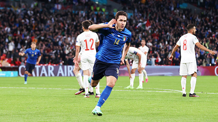 Chiesa là cầu thủ không thể thiếu của đội tuyển Italia hiện nay.