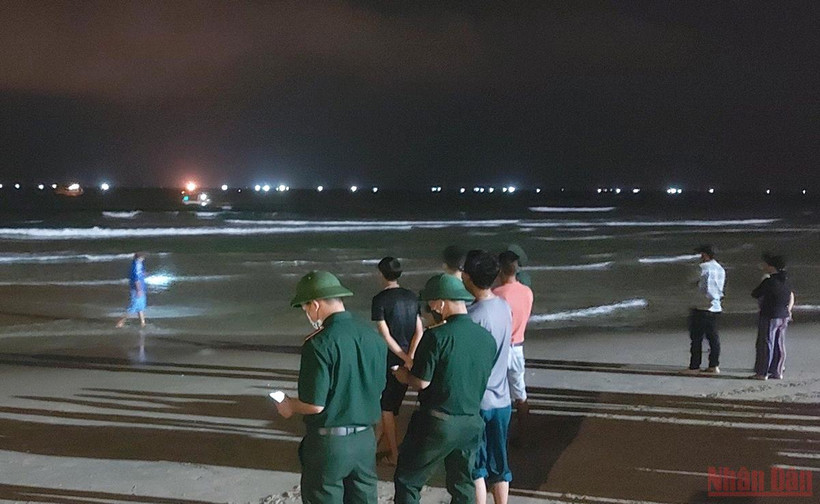 Khu vực các nạn nhân xuống tắm và không may bị nước cuốn trôi. (Ảnh: ANH ĐÀO)