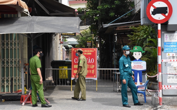 Đà Nẵng tiếp tục phong tỏa, cách ly nhiều khu vực có ca mắc Covid-19.