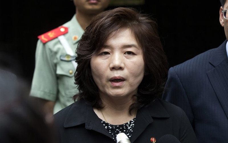 Bà Choe Son-hui. (Ảnh: Yonhap)