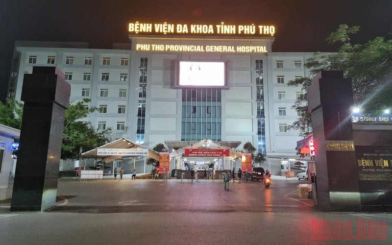 Bệnh viện Đa khoa tỉnh Phú Thọ, nơi ông Trần Gia Phú công tác.