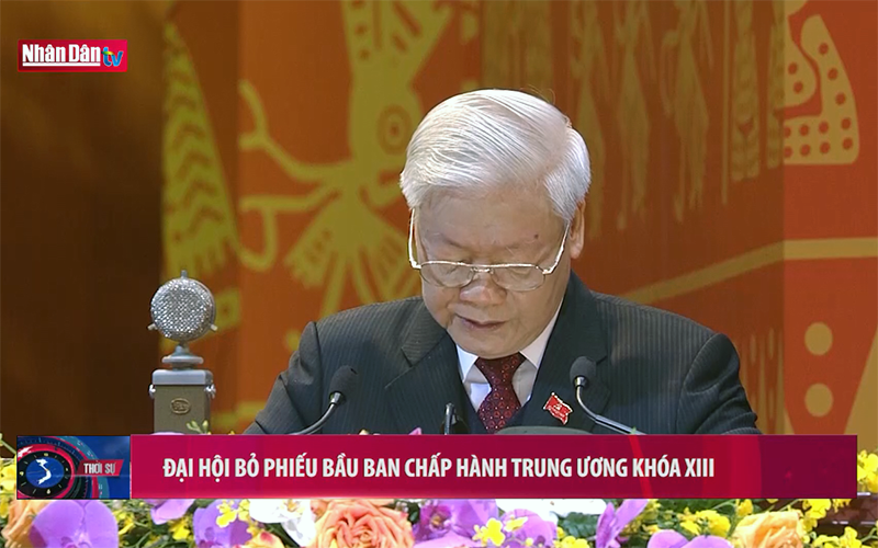 Đại hội bỏ phiếu bầu Ban Chấp hành Trung ương khóa XIII