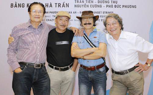 Các nhạc sĩ trong "Bộ tứ sông Hồng".