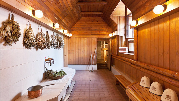 Một phòng tắm banya truyền thống của Nga. Ảnh: WORLD NEWS