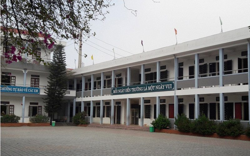 Một góc các đơn nguyên Trường Tiểu học Điện Biên 2.