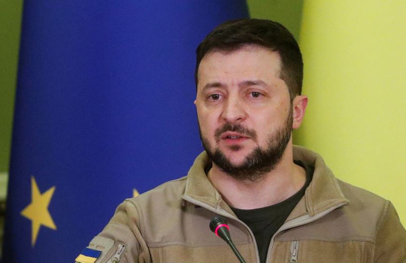 Tổng thống Ukraine Volodymyr Zelensky. (Ảnh: Reuters)