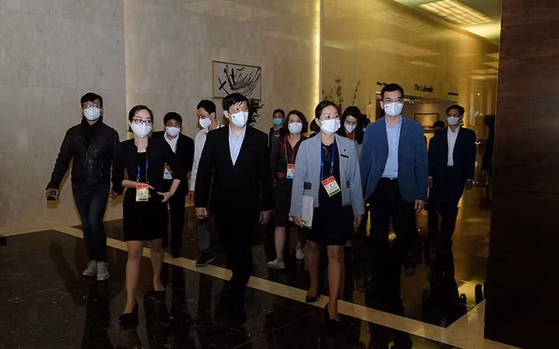 Bộ trưởng Y tế Nguyễn Thanh Long đã trực tiếp đi kiểm tra công tác y tế phục vụ Đại hội Đại biểu toàn quốc của Đảng lần thứ XIII.