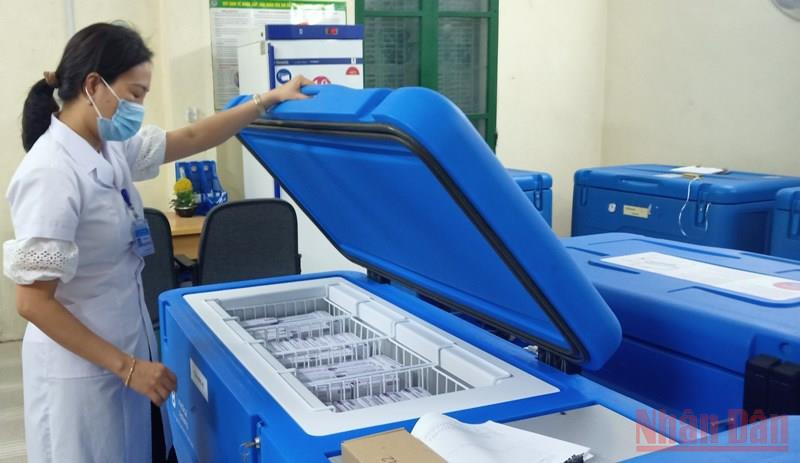 Hệ thống kho bảo quản vaccine ngừa Covid-19 tại CDC Thái Bình đã tiếp nhận hơn 3,7 triệu liều do Trung ương phân bổ.