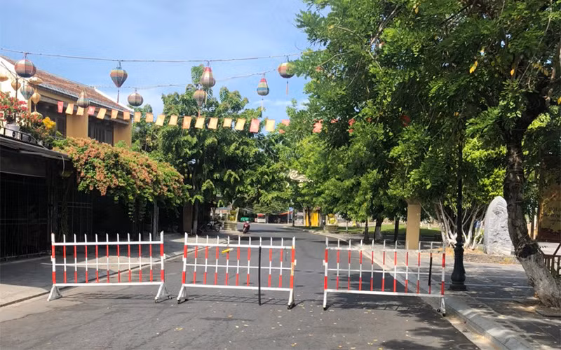 Phố cổ Hội An trong những ngày cách ly xã hội.