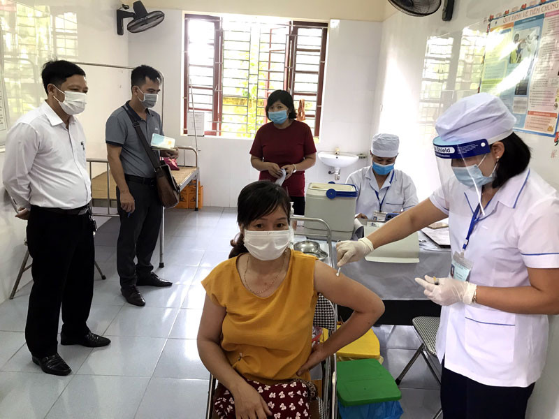 Hải Dương đã tiêm vaccine mũi 1 cho hơn 70% dân số.