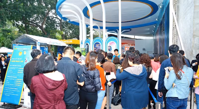 Hàng nghìn ưu đãi vé máy bay, du lịch sẽ được giới thiệu tại Hội chợ VITM 2020. (Ảnh Vietnam Airlines cung cấp)