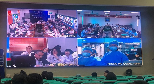 2/3 bệnh nhi không cần lên tuyến trên nhờ khám, chữa bệnh từ xa